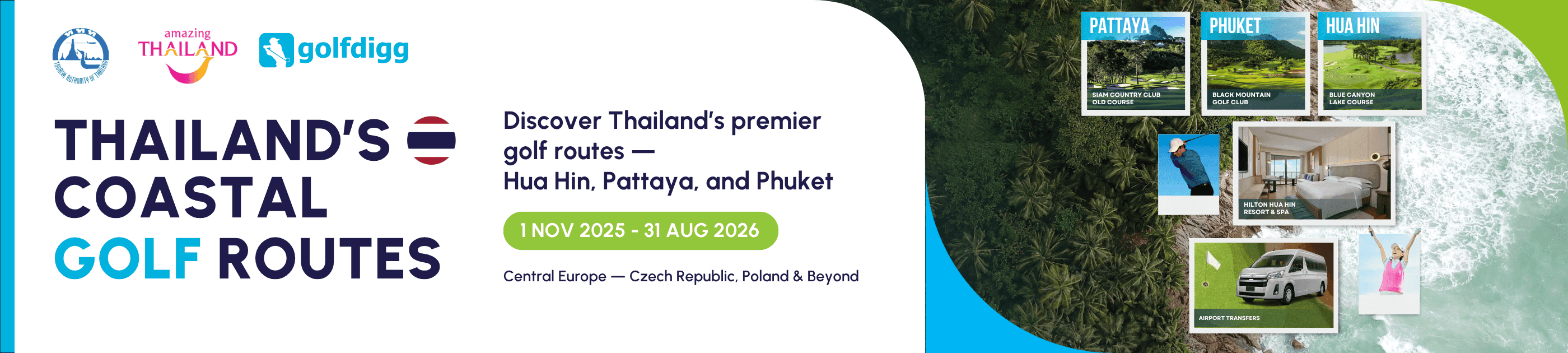 Exclusive golf promotions in Thailand