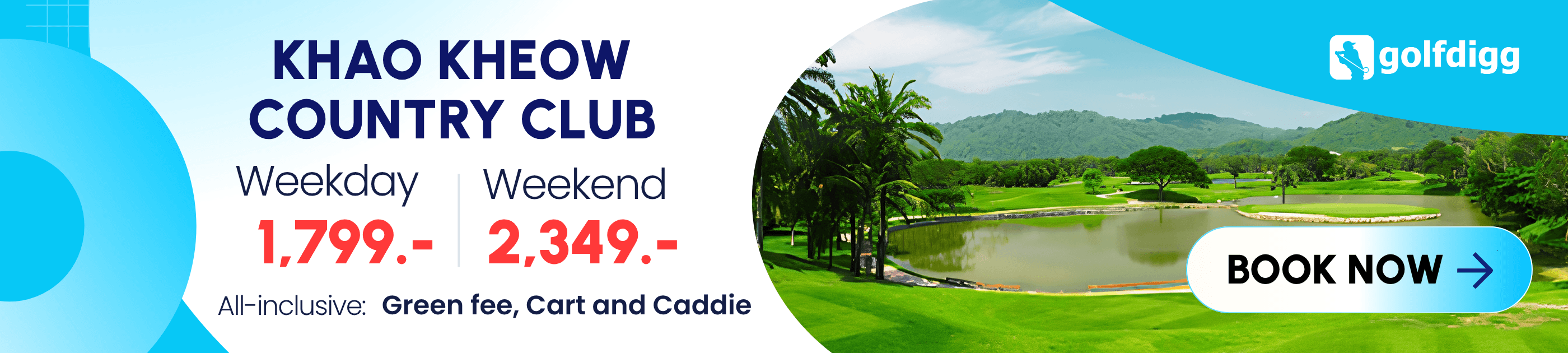 Exclusive golf promotions in Thailand