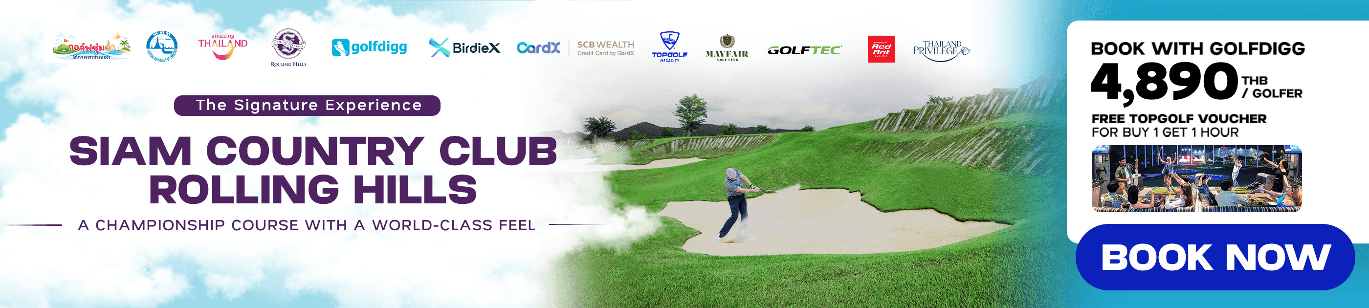 Exclusive golf promotions in Thailand