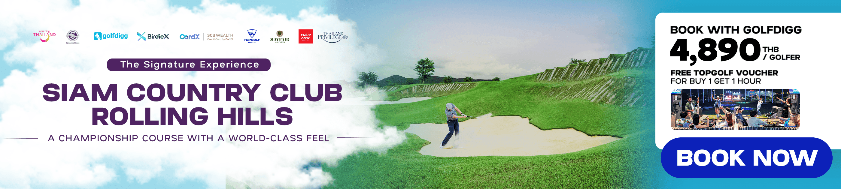 Exclusive golf promotions in Thailand