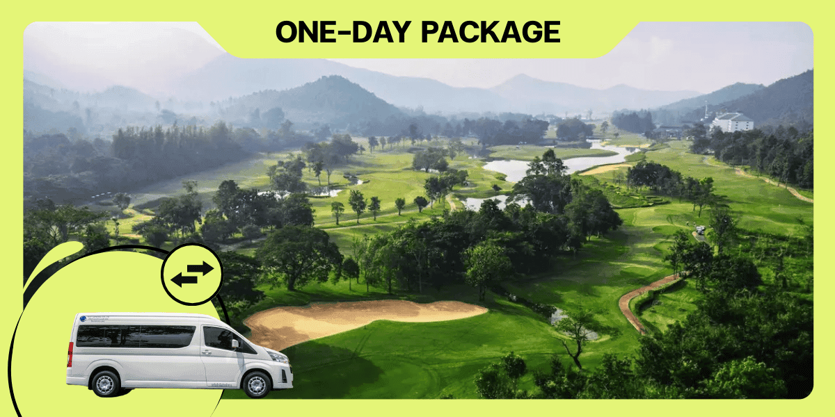 Exclusive golf experience with  [ONE DAY GOLF] : Airport or Hotel ⇄ Alpine Golf Resort (Chiangmai)