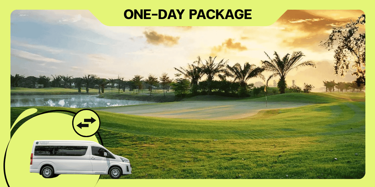 Exclusive golf experience with [ONE DAY GOLF] : Airport or Hotel ⇄ North Hill Golf Club (Chiangmai)