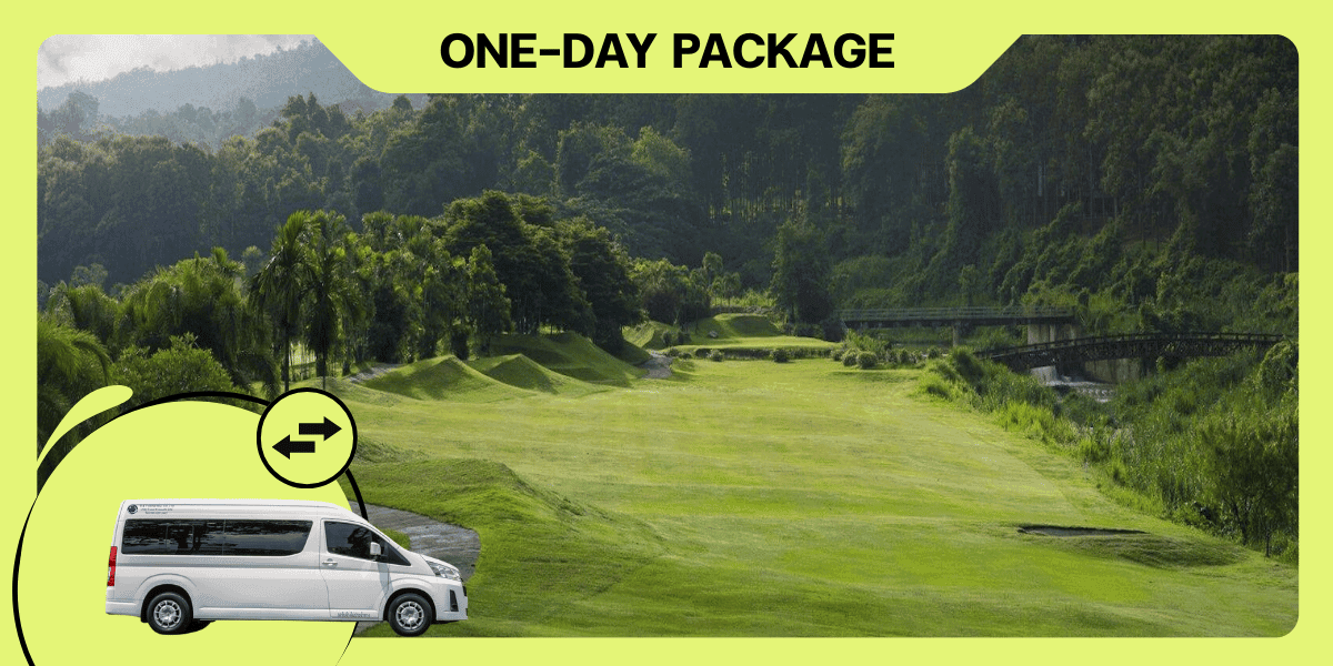 Exclusive golf experience with [ONE DAY GOLF] : Airport or Hotel ⇄ Gassan Khuntan Golf Resort (Lamphun)