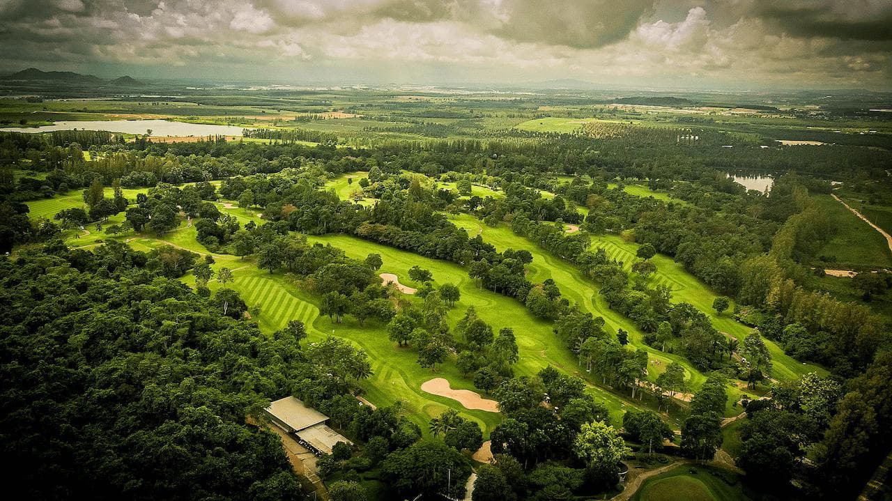 Treasure Hill Golf Club fairway and green - golf course Thailand