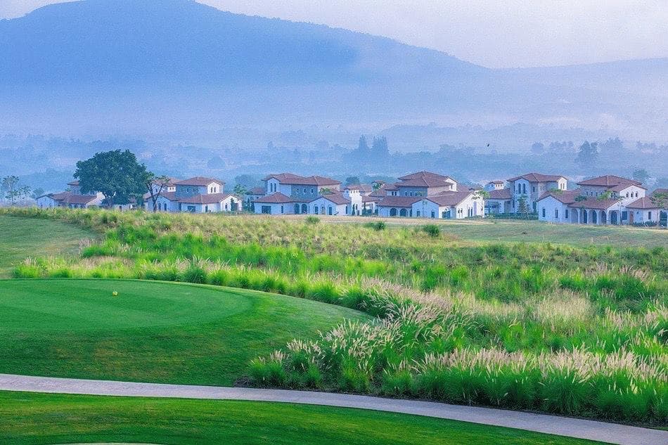 Starry Valley Golf Club fairway and green - golf course Thailand