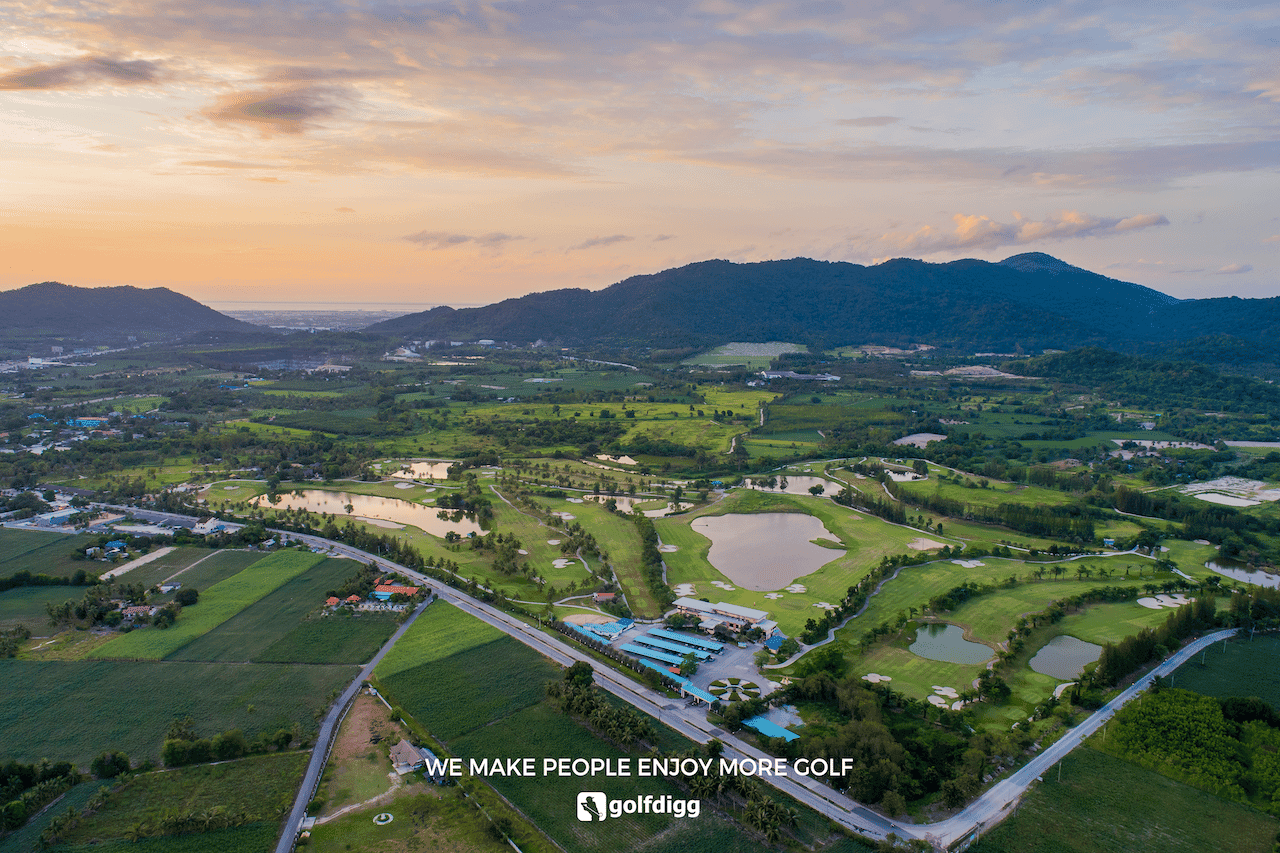 Pleasant Valley Golf & Country Club course scenery - book golf tee time Thailand