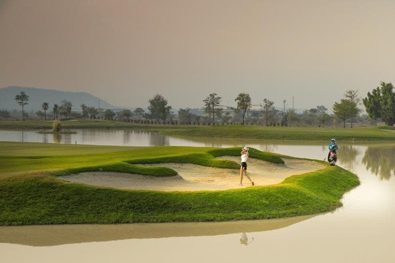 Gassan Panorama Golf Club golf course main view - Thailand