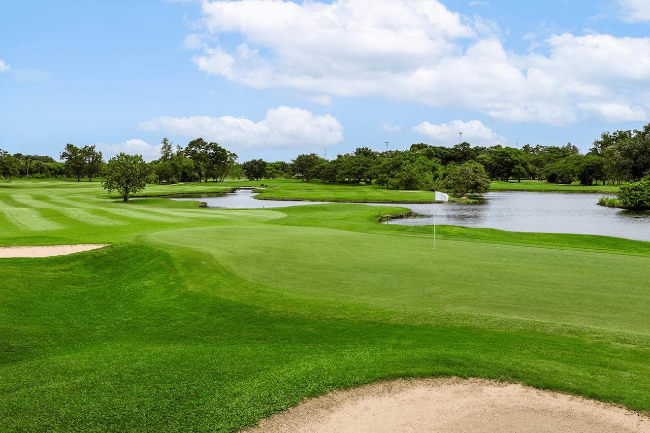 Ekachai Golf and Country Club golf course main view - Thailand