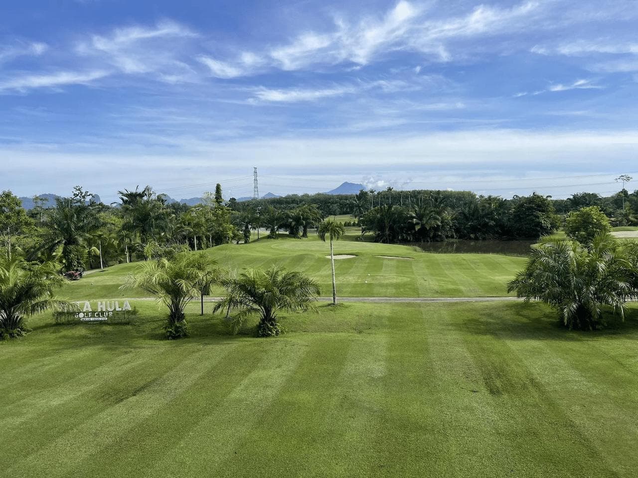 Hula Hula Golf Club fairway and green - golf course Thailand