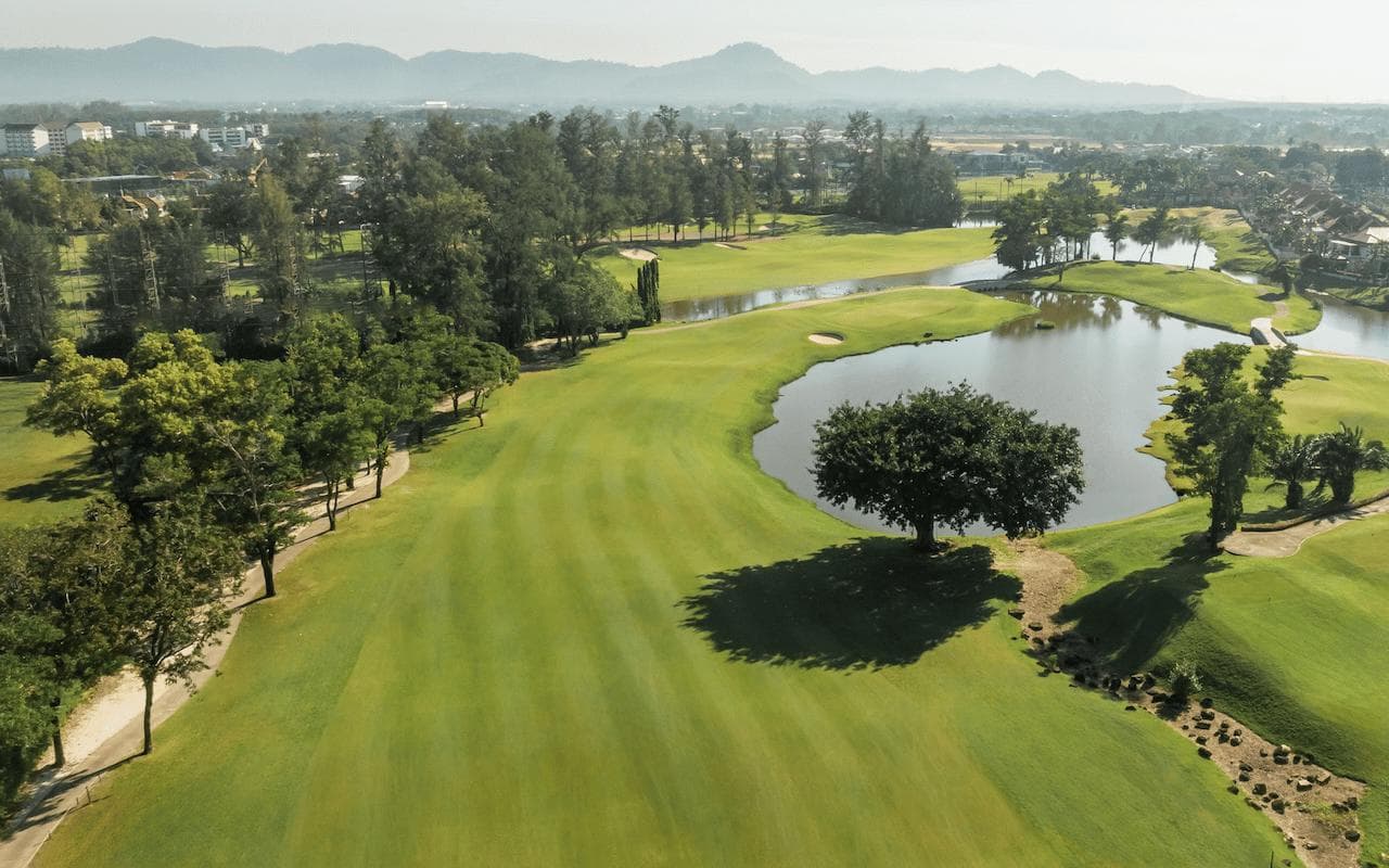 Laguna Golf Phuket fairway and green - golf course Thailand