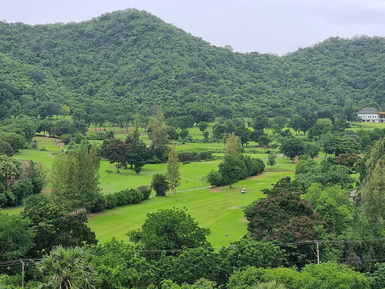 Hua Hin Korea Golf Club fairway and green - golf course Thailand