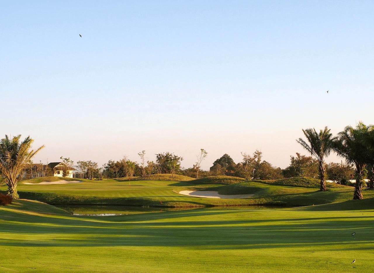 North Hill Golf Club fairway and green - golf course Thailand