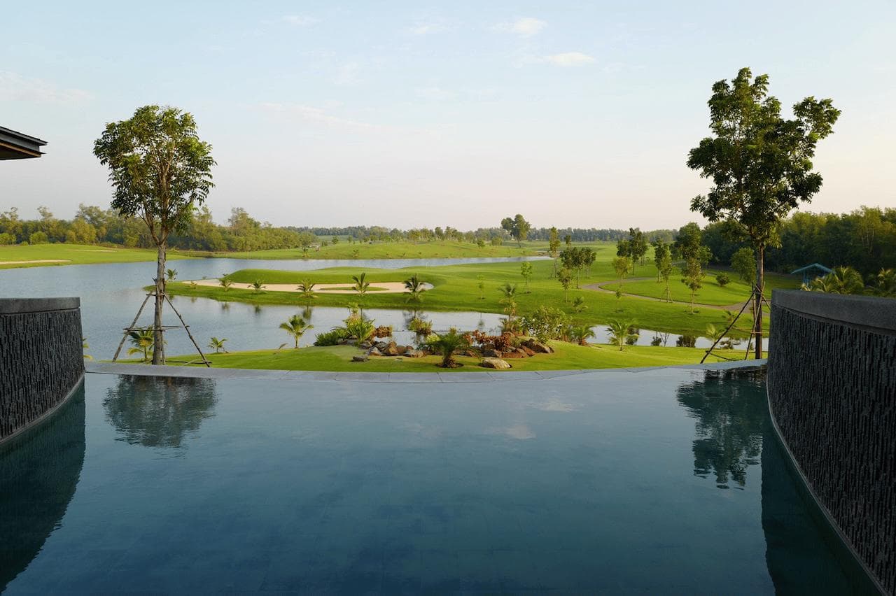 Royal Bang Pa-in Golf Club fairway and green - golf course Thailand