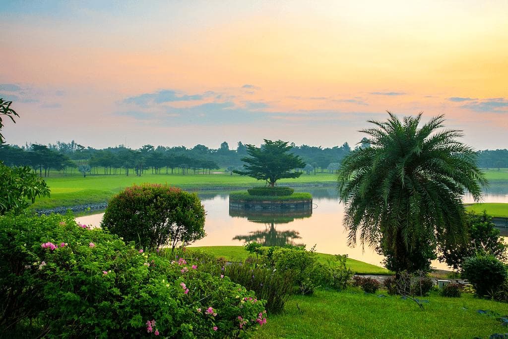 The Rg City Golf Club fairway and green - golf course Thailand
