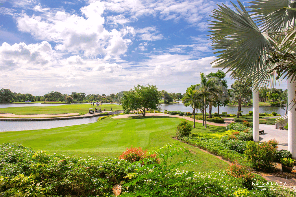The Rg Salaya Golf Resort course scenery - book golf tee time Thailand