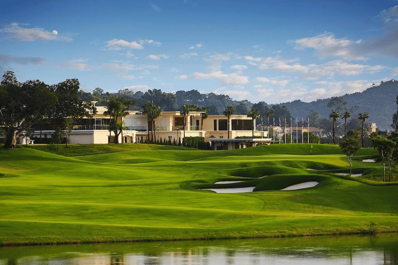 Chee Chan Golf Resort course scenery - book golf tee time Thailand