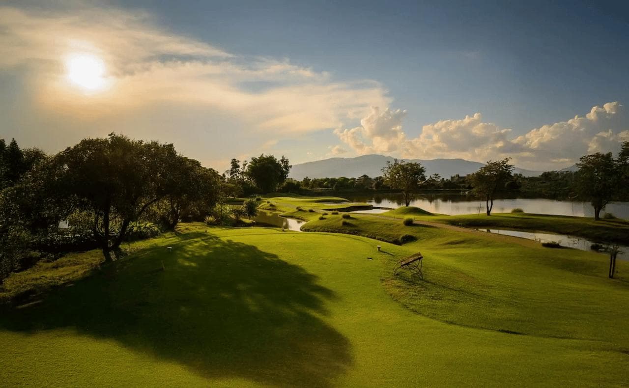 Mae Jo Golf Club & Resort course scenery - book golf tee time Thailand
