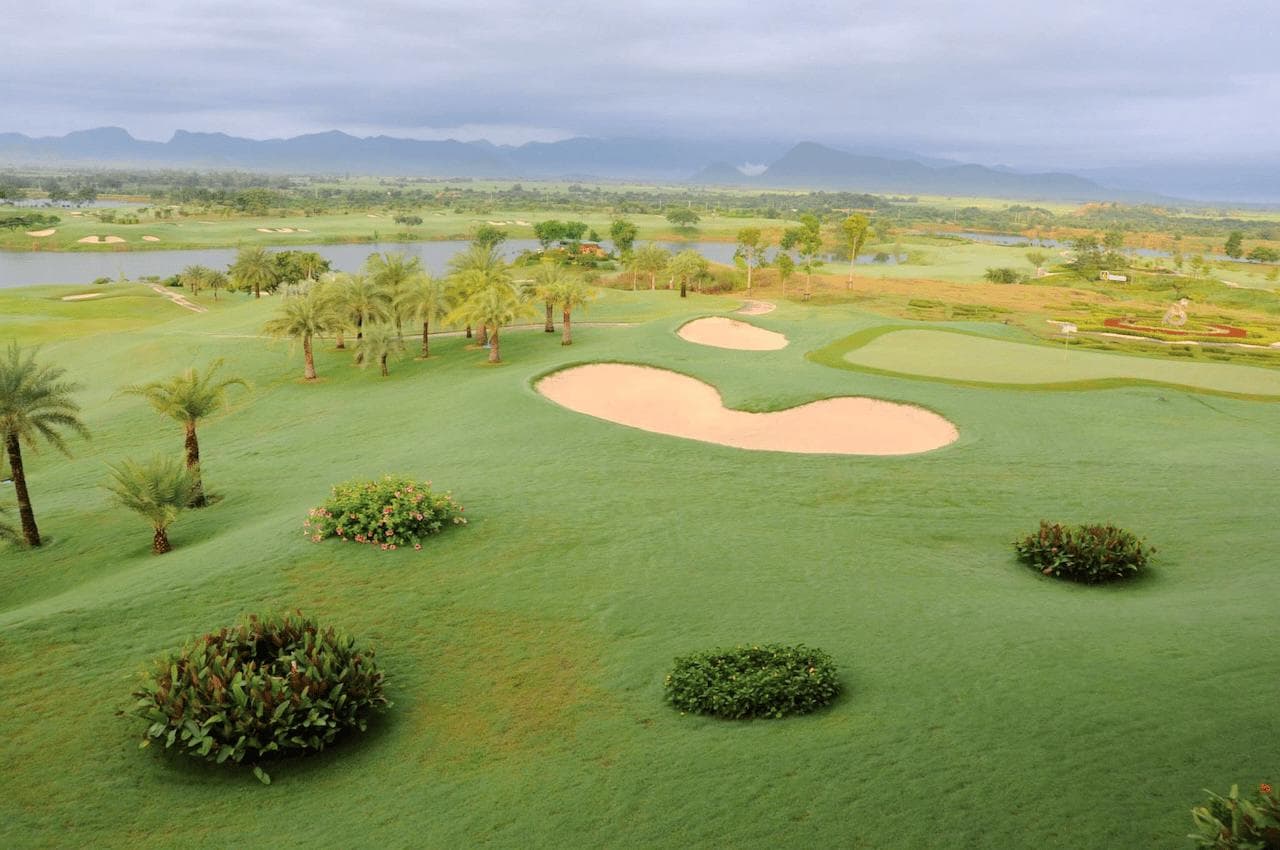 Grand Prix Golf Club course scenery - book golf tee time Thailand