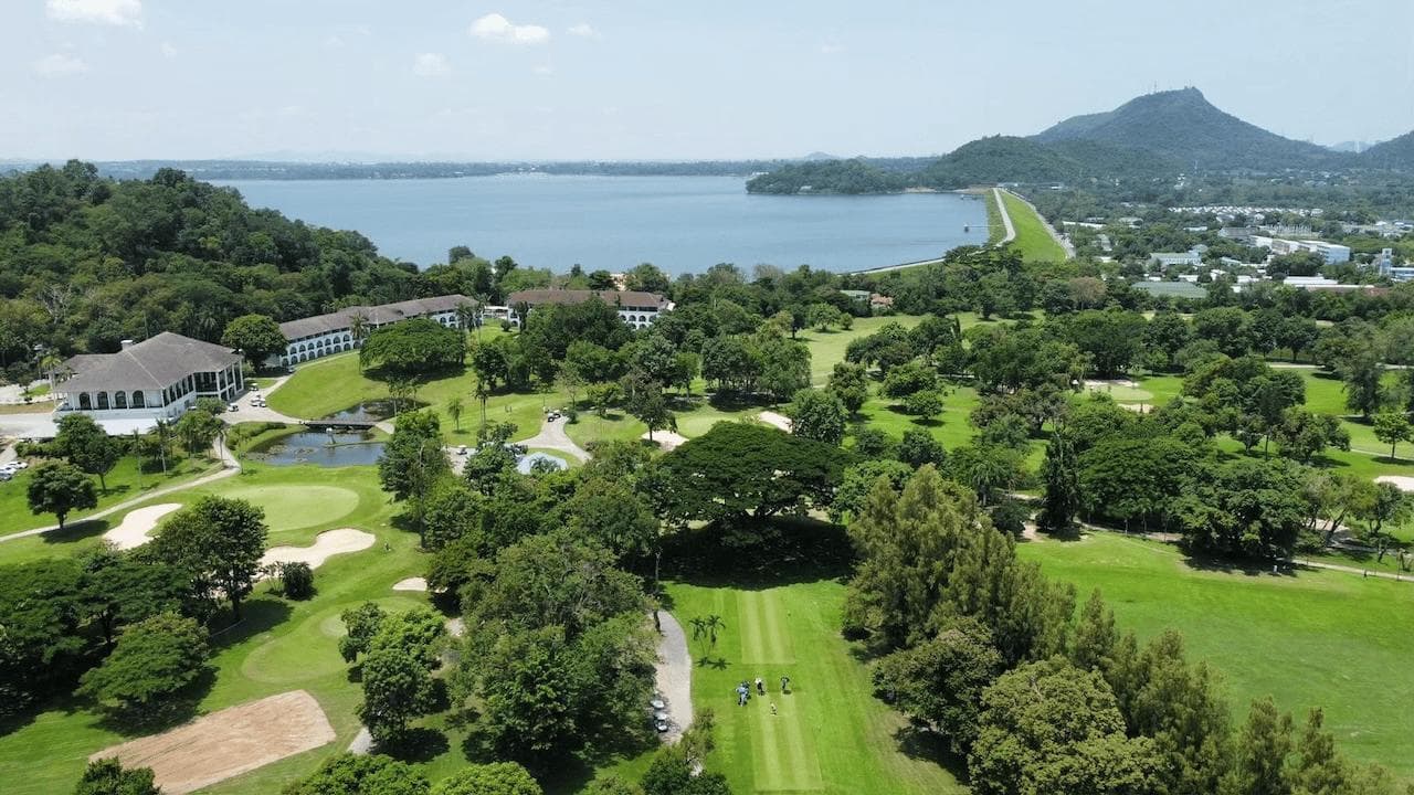 Bangpra International Golf Club fairway and green - golf course Thailand
