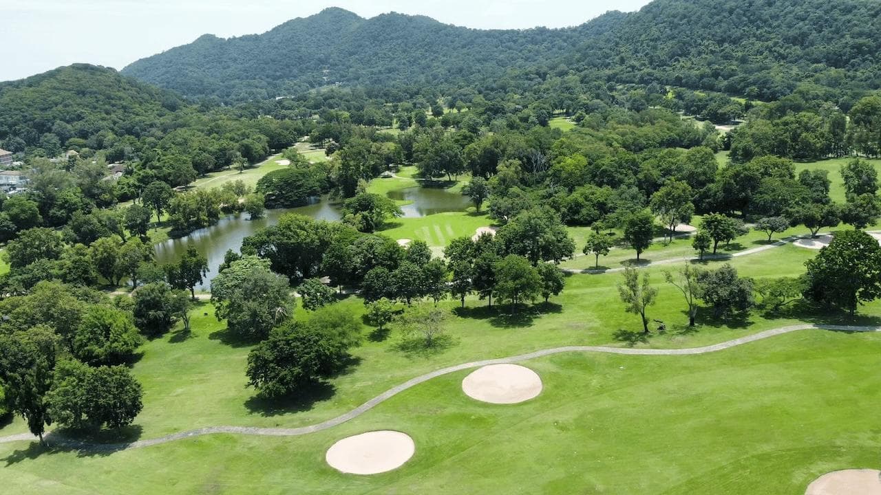 Bangpra International Golf Club course scenery - book golf tee time Thailand