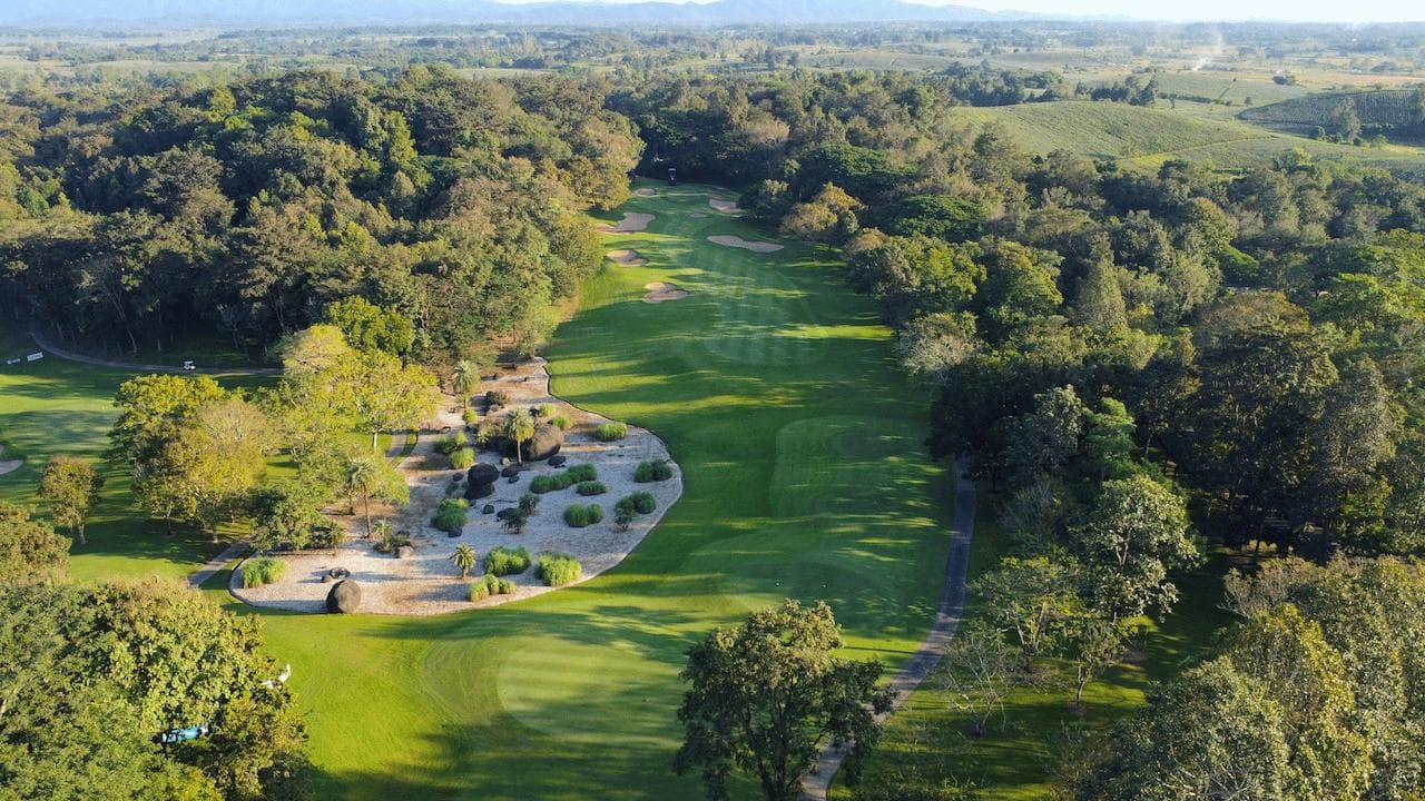 Santiburi Chiang Rai Country Club golf course main view - Thailand