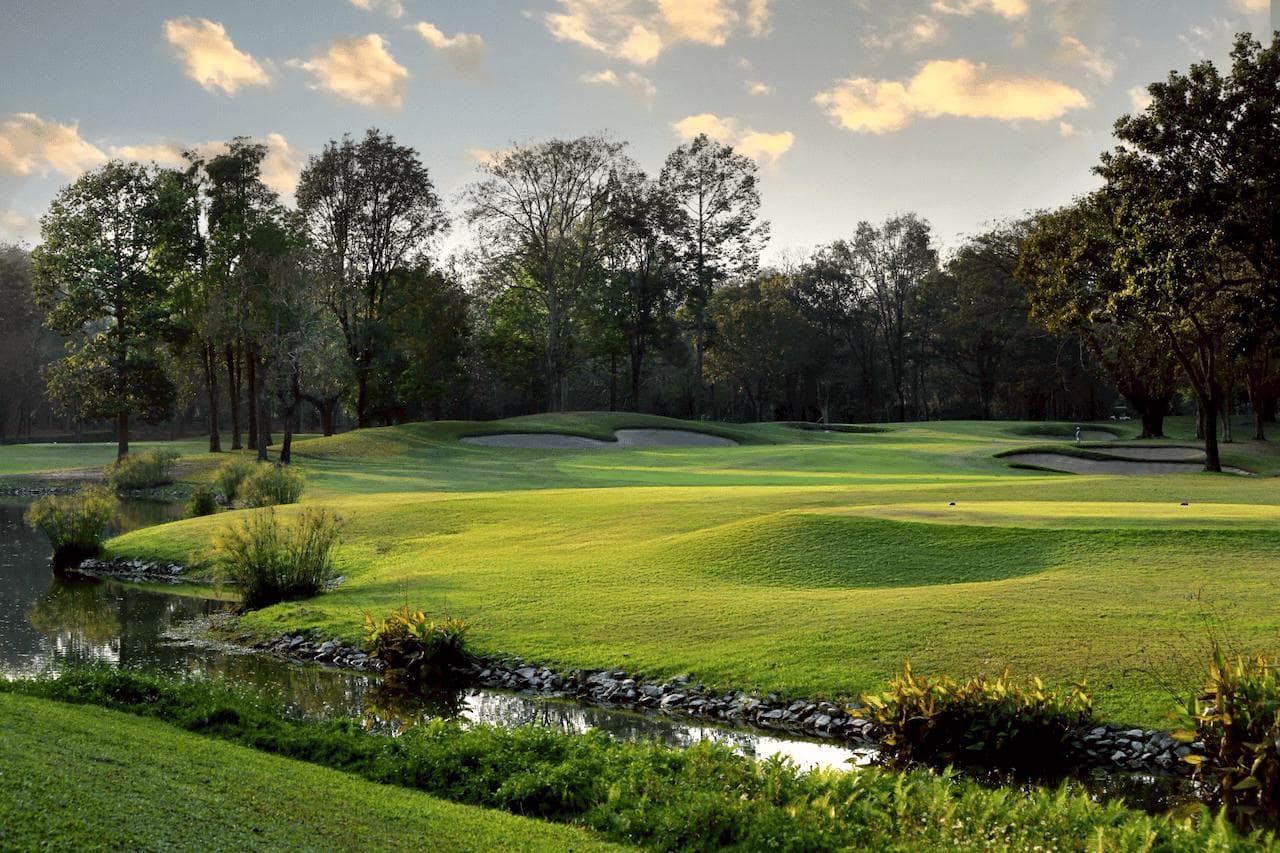 Santiburi Chiang Rai Country Club course scenery - book golf tee time Thailand